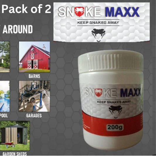 Snake Maxx Non-Toxic Biodegradable Pet-Friendly Snake Repellent Powder 200g (Pack of 2)