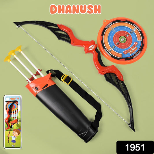 Arrow Big  Archery Toy (1 Dhanush 3 Arrow 1 Target 1 Arrow Holder  1 Set)