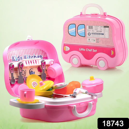 Kitchen Set For Kids Girls Pretend Play Toys Little (23 Pcs Set Approx)