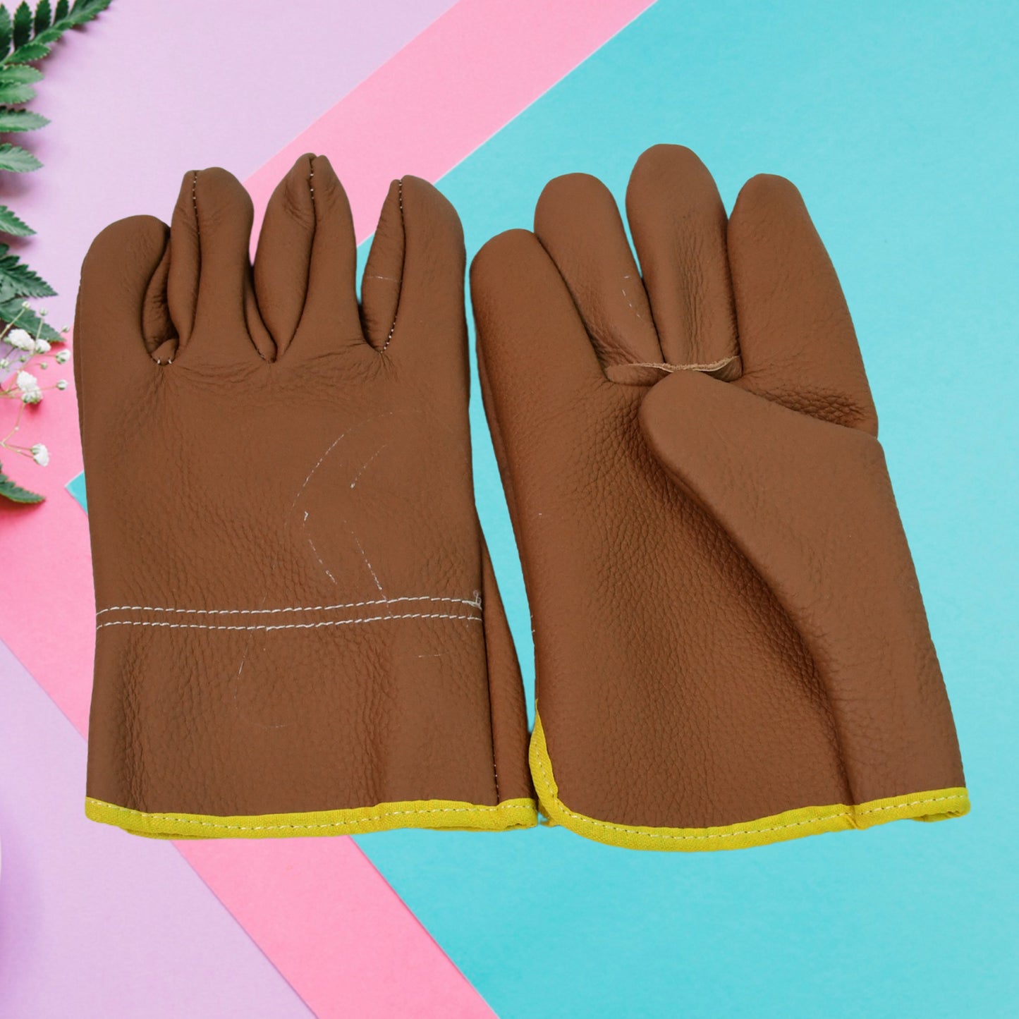 Gloves Gardening Gloves For Men Women Leather Gloves Heavy Duty Gloves (1 Pair)