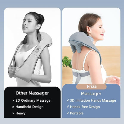 Neck  Shoulder Massagers With Heat Electric Rechargeable (1 Pc)