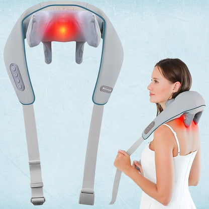 Neck  Shoulder Massagers With Heat Electric Rechargeable (1 Pc)